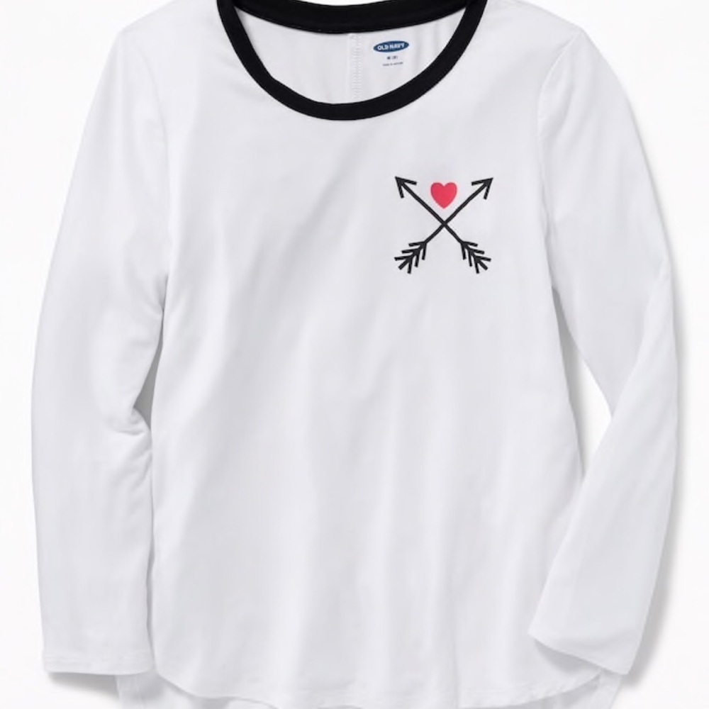 Old Navy graphic ringer long sleeve tee